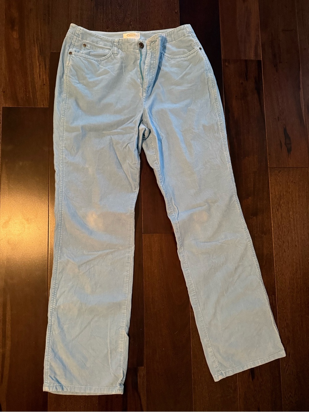 Talbots Light Blue Straight Leg Corduroy Jeans